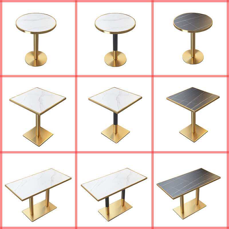 轻奢奶茶甜品店岩板餐桌酒吧咖啡厅桌子食堂酒店餐厅桌椅组合商用,3C数码配件,其它配件,淘宝优惠券,粉丝福利购,淘宝优惠卷