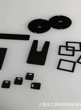 1mm黑色PC片1.5mmPC耐力板分切雕刻成型黑色不透明耐力板阻燃PC板