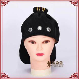 古装戏曲戏曲家丁家奴小二帽子书童帽子京剧戏剧黄梅戏服装一把