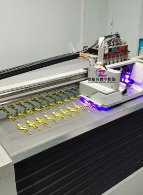 玩具图案高清UV印刷机  凹凸立体人仔模型数码彩绘打印机