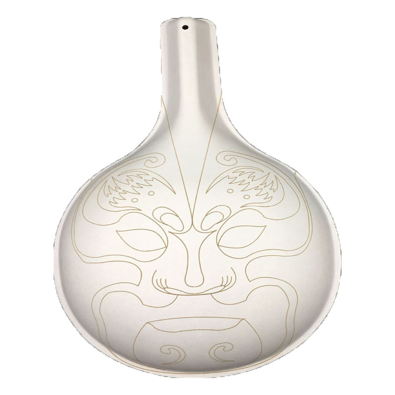 虎年线稿图案大马勺勾线马勺涂色C脸谱葫芦空白传统生肖学生半成