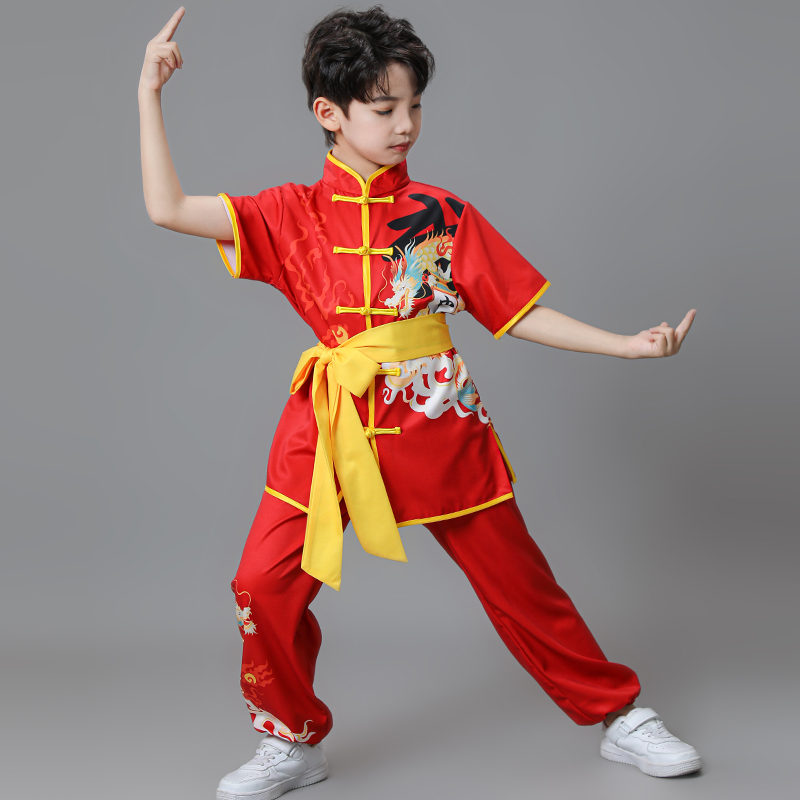 儿童武术演l出服表演服体育比赛服装