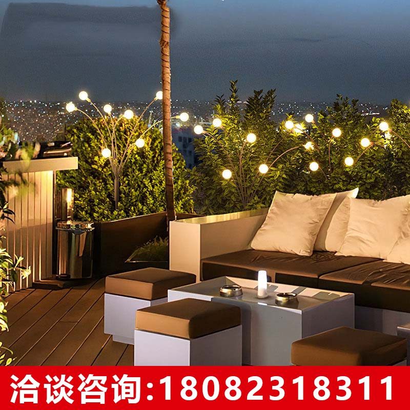 接电款萤火虫圆球灯户外防水庭院灯草丛I装饰灯家用室内地插草坪