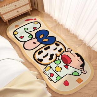 蜡笔小新卧室床边毯客厅羊绒地垫衣帽间可爱卡通飘窗垫子儿童地毯