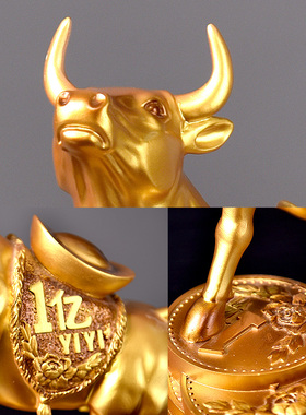 精选牛摆件工艺品招财摆件牛客厅办公室摆件桌面摆件金牛运势牛装