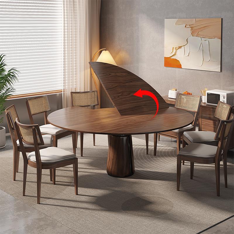 4分台可折叠圆桌面台面餐桌家用10/20人圆形单独大圆桌面板定制