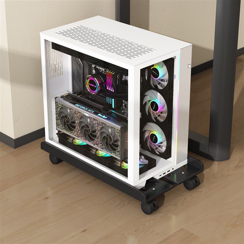 电脑主机托架支架可移动机箱底座带滑轮放置架家用台式海景房托盘