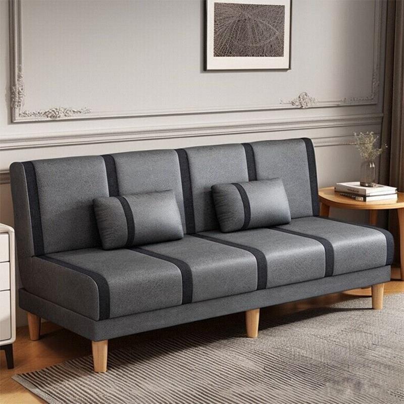 简易办公室午休折叠沙发床小户型出租房公寓民宿家用拆洗布艺沙发