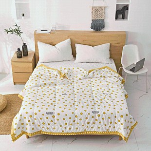 精选美眠康多喜爱水洗夏薄被柔软舒适单人儿童空调被可机洗水洗双