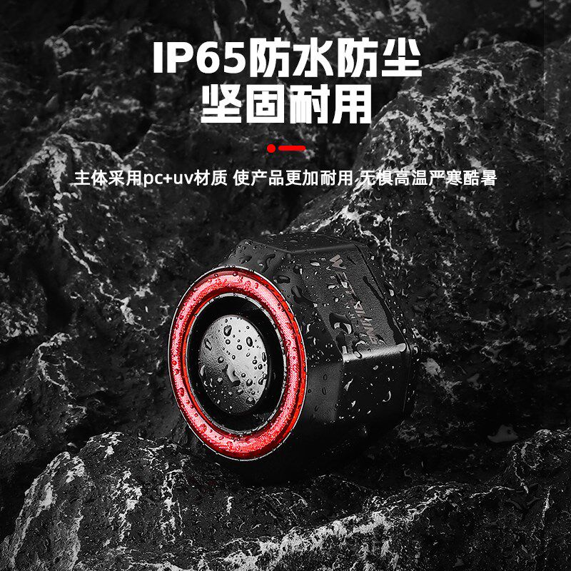西骑者自行车刹车感应尾灯山地公路车防盗报警器单车遥控电喇叭