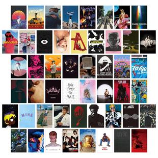 欧美经典 饰小海报房间墙贴纸 Cd专辑封面卡嘻哈说唱嘻哈装