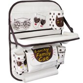 汽车座椅后背收纳袋车载儿童婴儿挂袋折叠桌多功能置物椅背储物袋