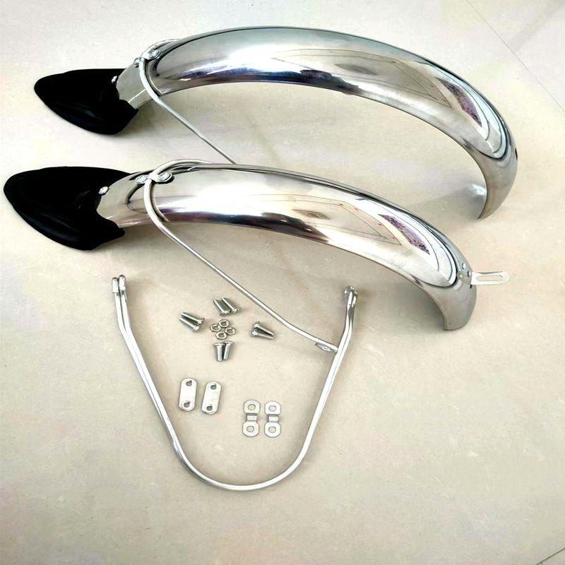 驾驶可折叠锂电池电动汽车铝合金材料14英寸轮胎前后挡泥板防雨