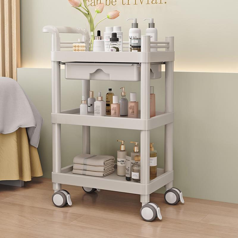 美容院专用小推车工具车置物架火罐车美甲护理移动医用治疗手推车