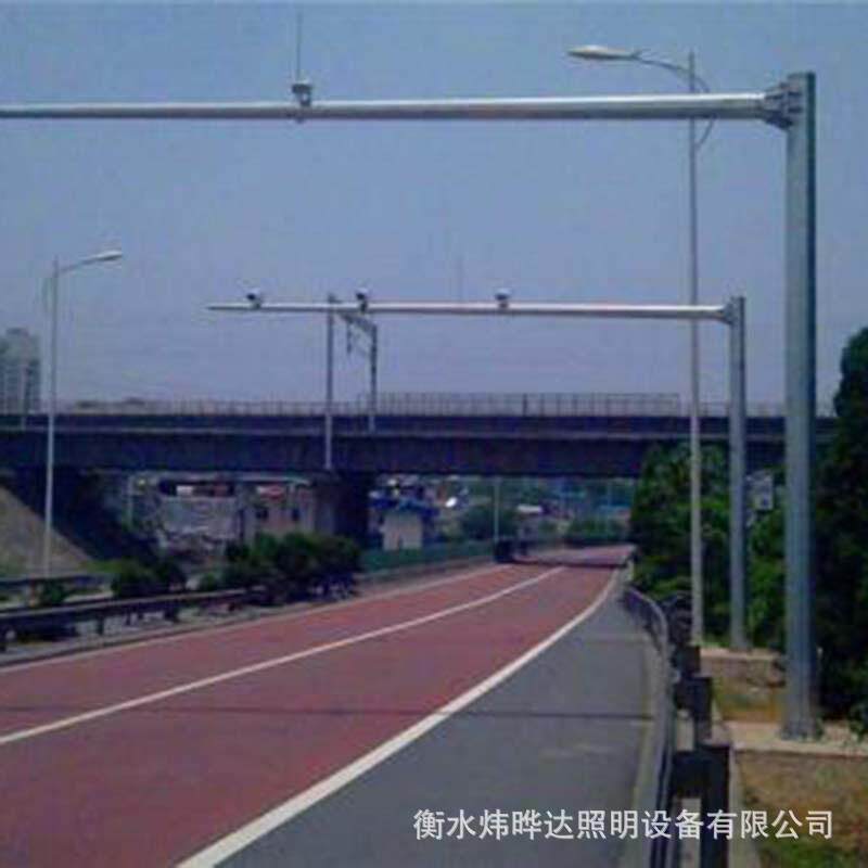 监控杆八角9米立杆摄像机监控器道路灯具/智慧路灯/