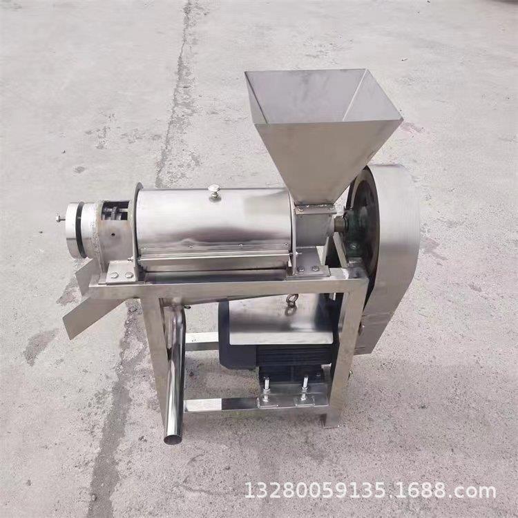 水果残渣分离打浆机304不锈钢破碎机三相电螺旋榨汁机