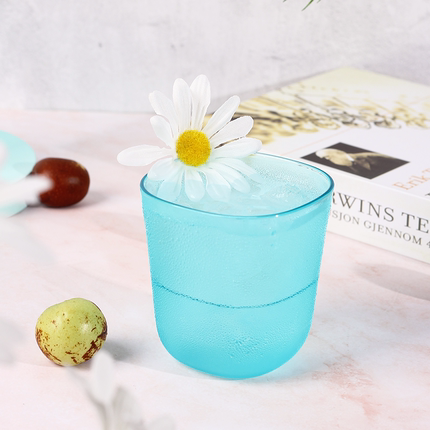 特百惠相伴小杯230ml牛奶果汁水杯食品级pc材质加厚耐摔耐高温