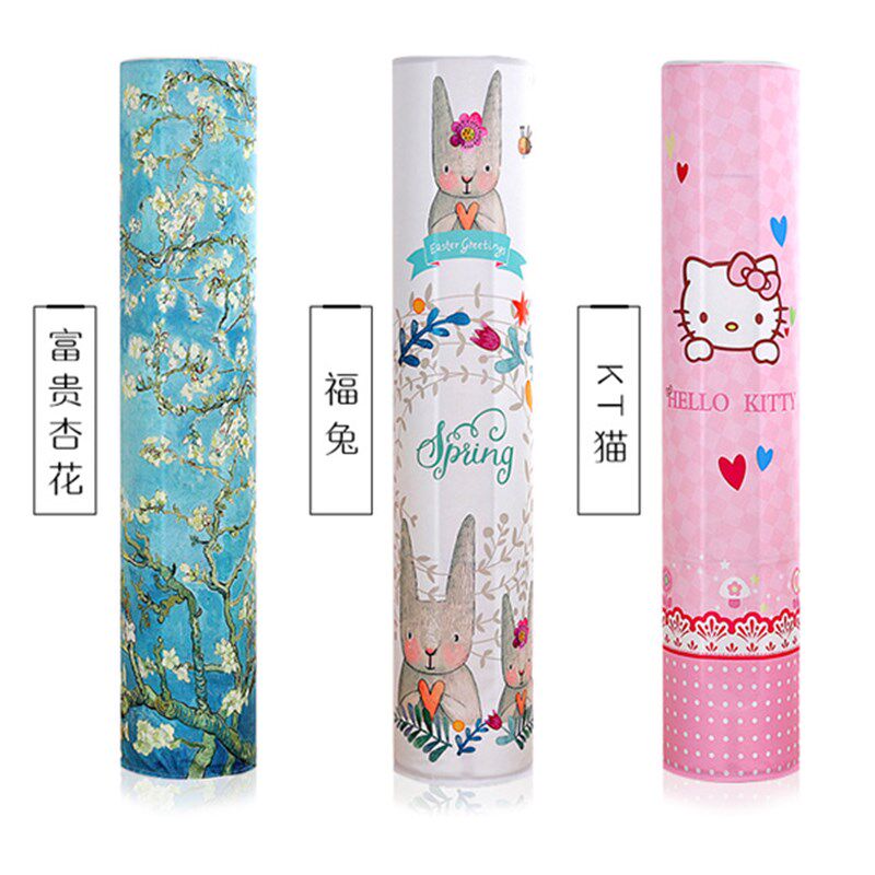 简约中式圆柱形空调防尘罩通用全包套立式客厅柜机罩开机不取盖布