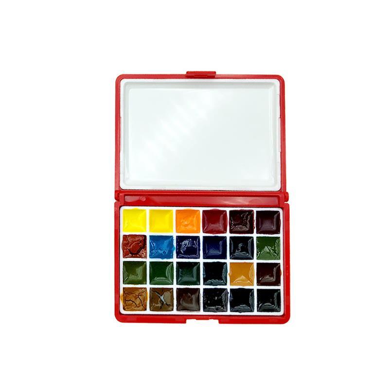 温莎牛顿水彩颜料分装艺术家24色学院级试用装温艺小红盒白盒