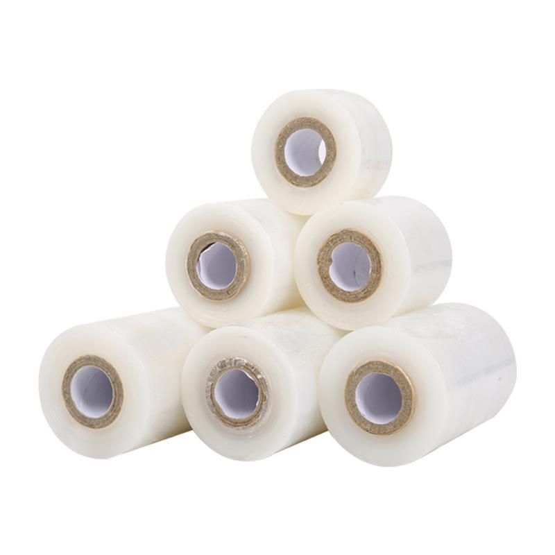 小卷餐盒外卖打包封口膜防漏商用保鲜膜缠绕保护膜环保捆菜膜