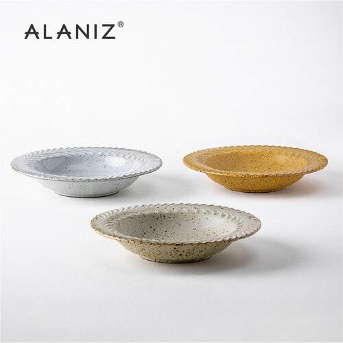 alaniz南兹rust创意草帽盘北欧风格义大利面 面盘家用西餐汤盘甜