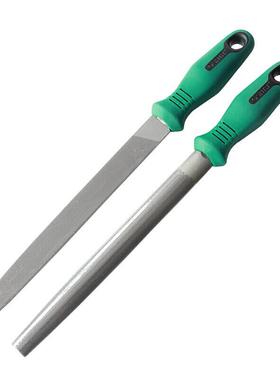 工具金属粗齿平钢锉细齿中齿锉刀钳工锉刀搓刀具扁锉刀 03911