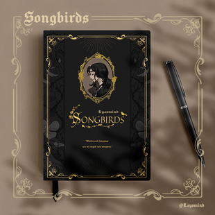 【lyasmind】《歌雀Songbirds》A5精装本空白页烫金手工线装本