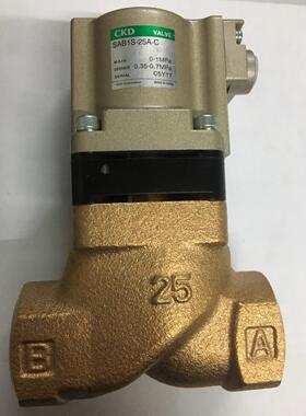 日本CKD高温气动阀SAB1S/2S/3S-25A-C/SAB1S-15A气控阀秒发货