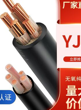 国标yjv电缆线2 3 4 5芯10 16 25 35 50平方室外工程铜线电力电缆