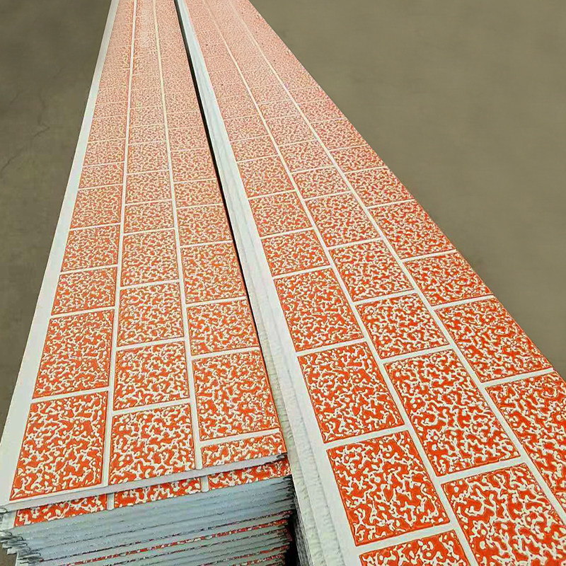 外墙保温防水隔热防火外墙板高密度聚氨酯发泡板材墙板金属雕花板