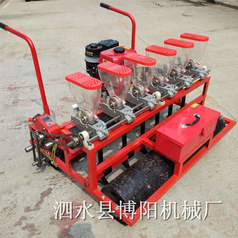 宽度可调免耕施肥蔬菜播种机 行距可调四行蔬菜播种机 点播免间苗