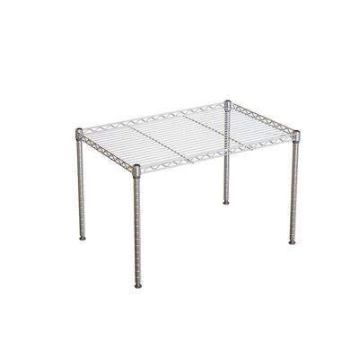 单层置物架分层隔层收纳层架桌面台面可调节铁艺厨房置物架桌上架