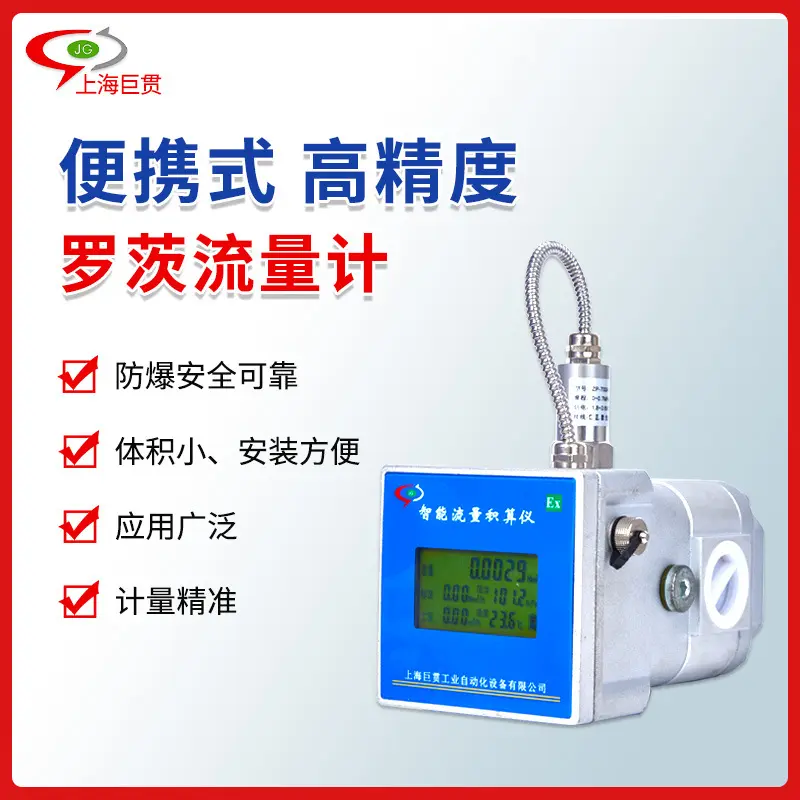 小罗茨流量计气体腰轮微型小罗茨可测天然气燃气温度压力流量计