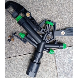 1寸塑料摇臂喷头五孔 草坪草地绿地喷灌灌溉喷头五嘴园林喷头