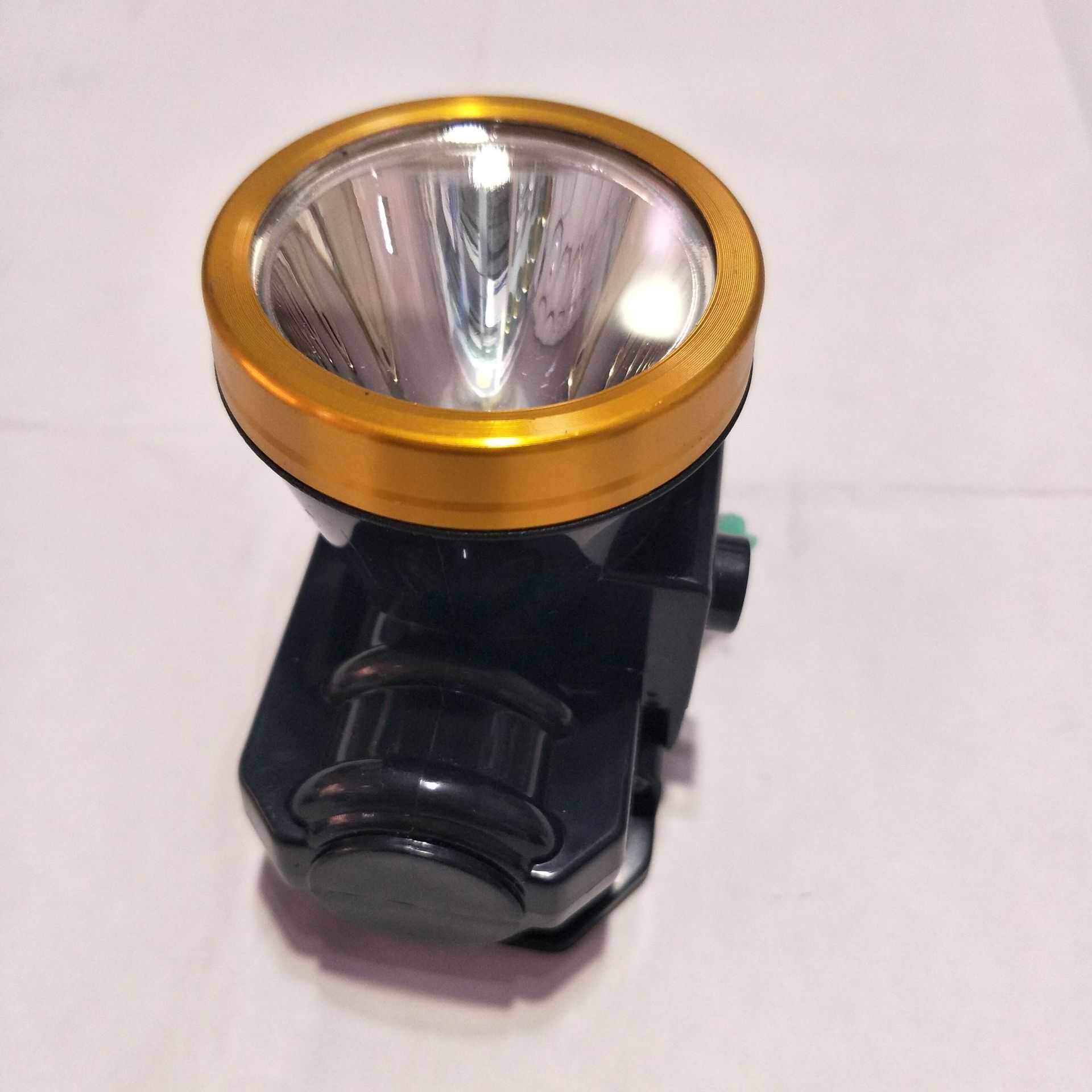 led强光锂电池头灯自行车户外充电式矿灯防水头戴式手电筒