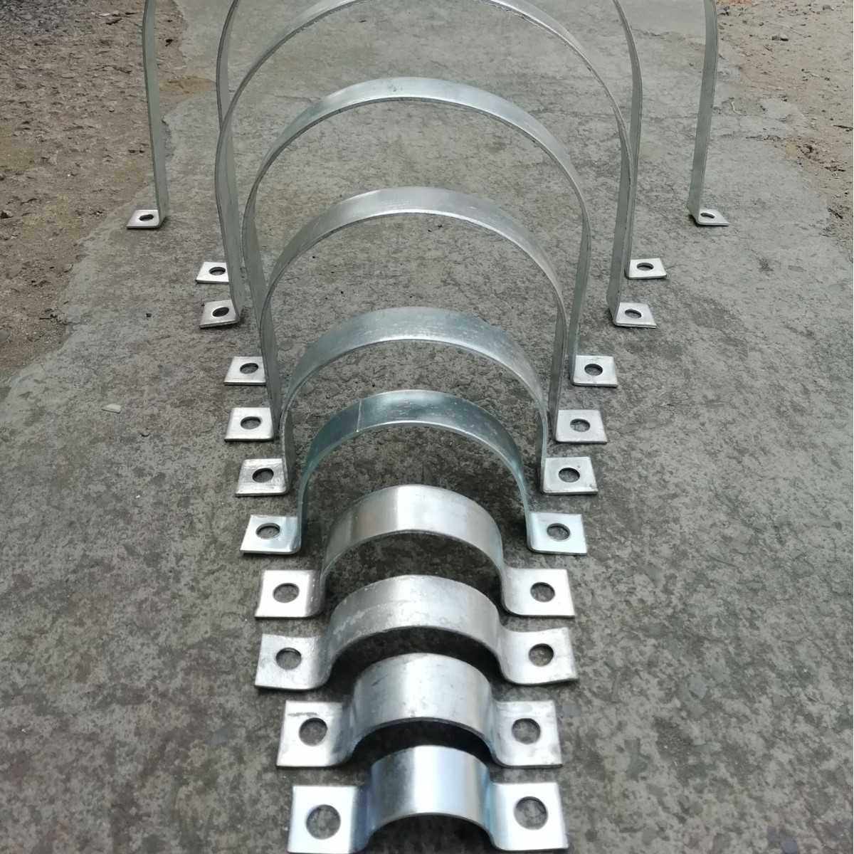 直供152直径交通标志牌单抱箍铝槽配件30*3管道镀锌扁可调,五金/工具,管夹/管卡/管支架,淘宝优惠券,粉丝福利购,淘宝优惠卷