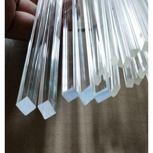 彩色亚克力加工实心棒PC圆柱形有机玻璃棒透明黑色奶白光棒