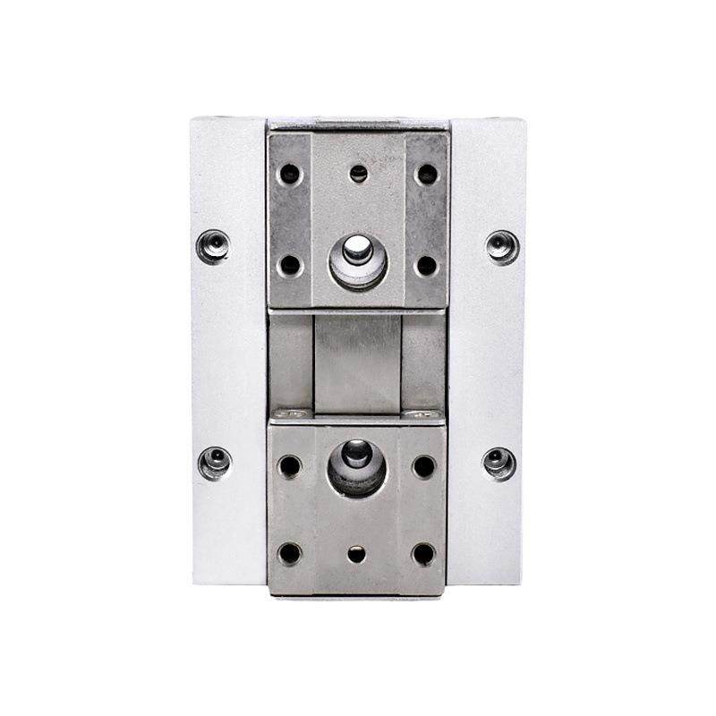 手指滑台导轨气动气缸薄型平行气爪-//////