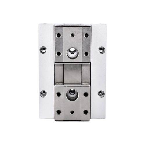 手指滑台导轨气动气缸薄型平行气爪-//////