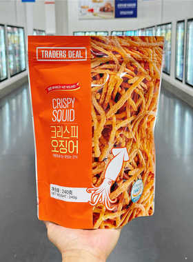 山姆Traders Deal韩国进口香脆鱿鱼丝条休闲聚会解馋海产零食小吃
