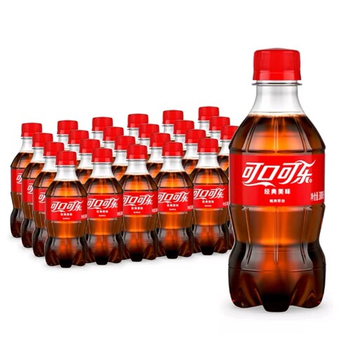 山姆 可口 可乐碳酸饮料迷你300mlx24瓶整箱原味含汽饮料经典美味