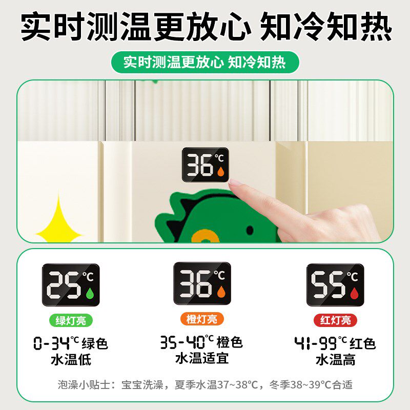 婴儿游泳桶家用宝宝泡澡桶儿童洗B澡桶新生儿游泳池透明可折叠浴