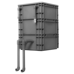 鱼缸过滤盒周转净l水箱上置滴流盒三合一水循环外置龟缸过滤系统