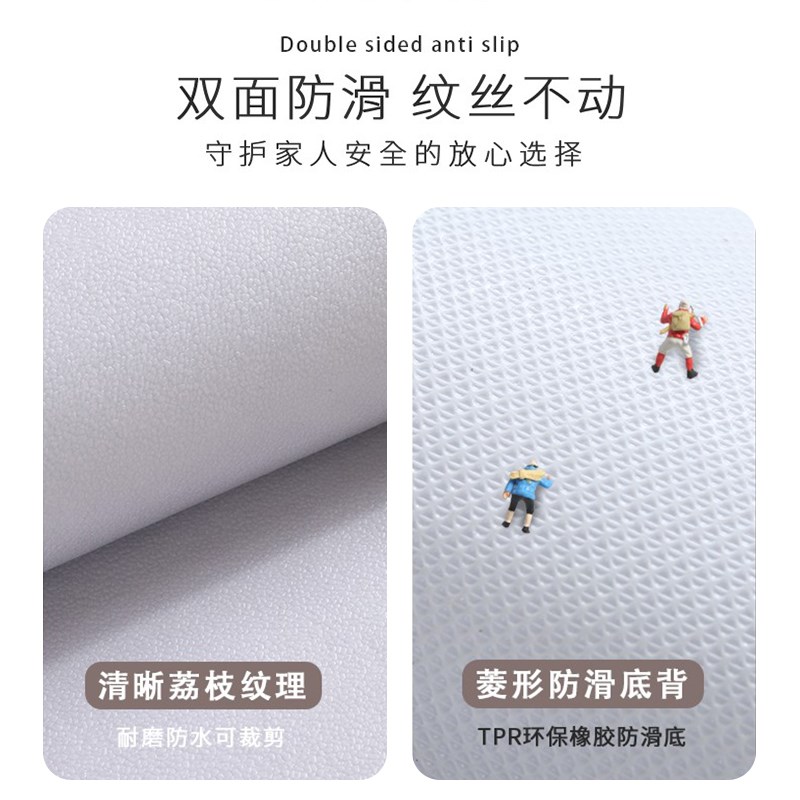 厨房地垫2c024新款高端整铺pvc防水防滑防油地毯可擦免洗脚垫家用