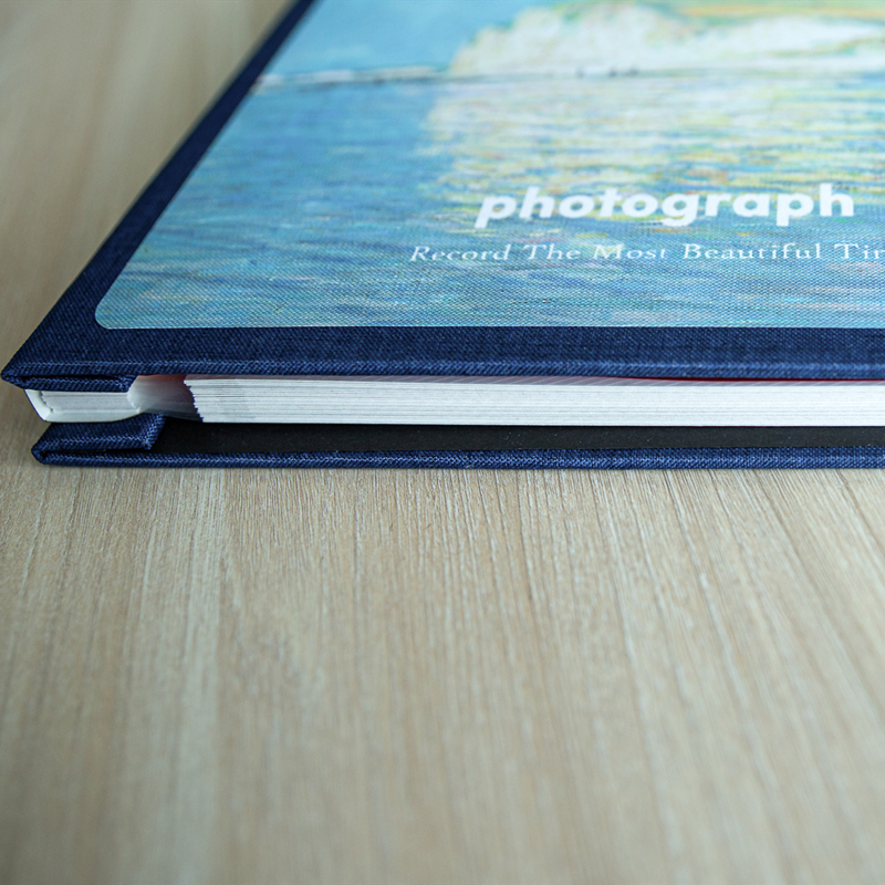 diy手工纪念册18寸打印照片拍B立得情侣家庭 本大容量自粘相册白