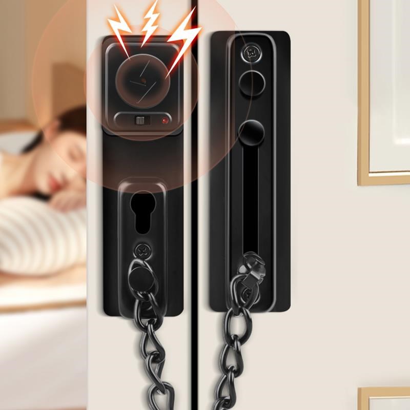 防盗链门链安全链防o盗门内反锁扣拉扣子锁门栓不锈钢酒店门后锁