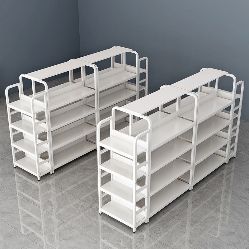 中岛柜双面超市货架置物架展示台展示H架多层零食文具店化妆品展