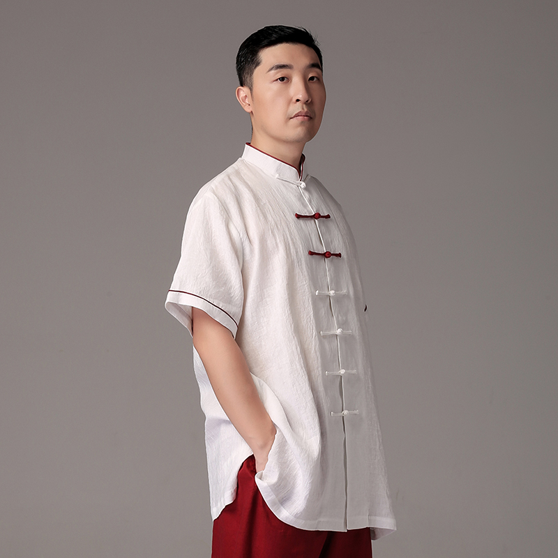 沽唐记短袖太极i服女 春秋夏季武术服男太极拳练功服表演服比赛服