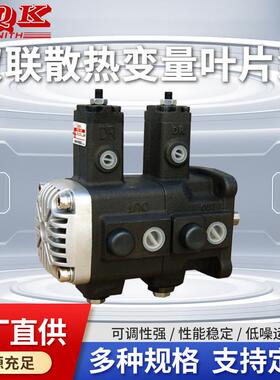 KQK双联散热叶片泵双联泵额定压力7MPa适用于数控机床液压系统