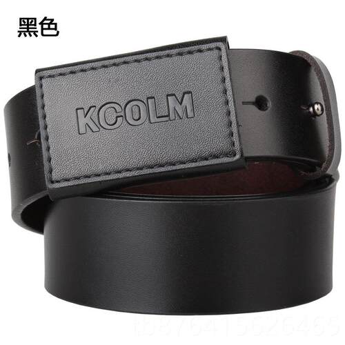 正品抗无金子男属过敏腰带皮扣真皮士皮带 大码胖防休闲加长牛皮
